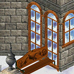 Snowy Grande Edwardian Window