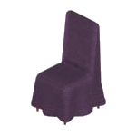 Purple Covered Dining Chair