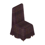 Plum Covered Dining Chair