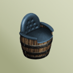 Barrel in Subtle Blue