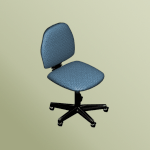 Office Chair in Subtle Blue