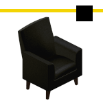 Citron Black Chair