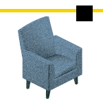 Citron Blue Chair