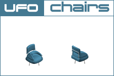 UFO Blue Chair