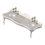 Ivory Console Sink