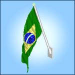 Brazil Wall Flag