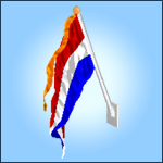 Netherlands Wall Flag