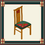 Green Christmas Chair