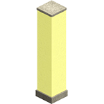 Buttercream Stucco Column