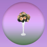 White Flower Vase