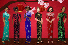 Chinese Dresses Pack