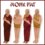 Fat Adult Monk with Outfits