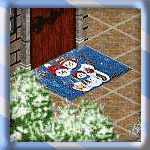 Snowman Doormat