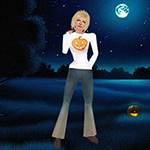 Jack-E-Lantern Women's Long Sleeve T-Shirt